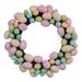 Vickerman 737569 - 13" Pastel Easter Egg Wreath (FPQA230313) Home Office Wreath