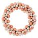 Vickerman 737613 - 18" Coral/White Easter Eggs Wreath (FPQA230918) Home Office Wreath