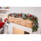 Christmas Snow Flocked Garland With Pine Cones and Red Baubles 6ft Christmas Garland Xmas Stair Garland Mantlepiece Fireplace Decoration