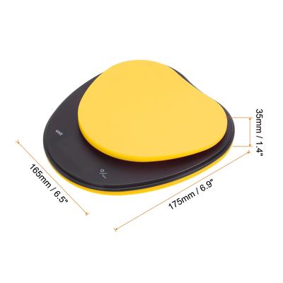 Digital Kitchen Scale 2kg Heart Shape Jewelry Scales with LCD Display - 2kg/0.1g