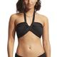 Seafolly W Collective Halter Bandeau Schwarz - Stylisches Komfortables Damen Bikinioberteil, Größe AUS 16-EU 42 - Farbe