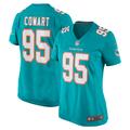 Women's Nike Byron Cowart Aqua Miami Dolphins Game Jersey