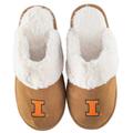 Women's ZooZatz Illinois Fighting Illini Faux Fur Slippers