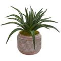 Nearly Natural 14? Aloe Succulent Artificial Plant in Decorative Planter