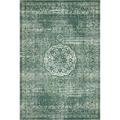 Alexander Home Armanda Modern Medallion Indoor/ Outdoor Area Rug 2 5 x 4 0 3 x 5 Outdoor Indoor