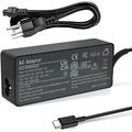 AMSK POWER AC Adapter for MSI Prestige 14 H B12UCX Laptop Charger USB-C 100W