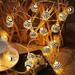 Christmas Savings! Dvkptbk 13.12Ft 40 LED Christmas String Lights LED Moroccan Hollow Metal Ball LED String Lights Battery Powered for Wedding Holiday Home Party Decoration