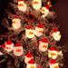 Christmas Savings! Dvkptbk 4.92 Ft 10 LED Christmas String Lights Snowflake Snowman Santa Claus Christmas Tree String Xmas Tree Ornament for Home