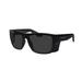 Glasses Men Women Polarized Smoked Lens Matte Black With Non Foam Lining Removable Side Included Z87 Compliant - CL111