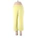 Peck & Peck Casual Pants - High Rise: Yellow Bottoms - Women's Size 12