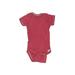 Gerber Short Sleeve Onesie: Red Bottoms - Size 0-3 Month