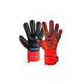 Torwarthandschuhe REUSCH "Attrakt Freegel Gold" Gr. 8, rot (rot, schwarz) Damen Handschuhe Sporthandschuhe