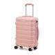 RMW Suitcase Large Medium Cabin Size | Hard Shell | Lightweight | 4 Dual Spinner Wheels | Trolley Luggage Suitcase | Hold Check in Luggage | TSA Combination Lock (Pink, Large 28")