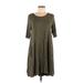 Philosophy Republic Clothing Casual Dress: Green Dresses - Women's Size Medium