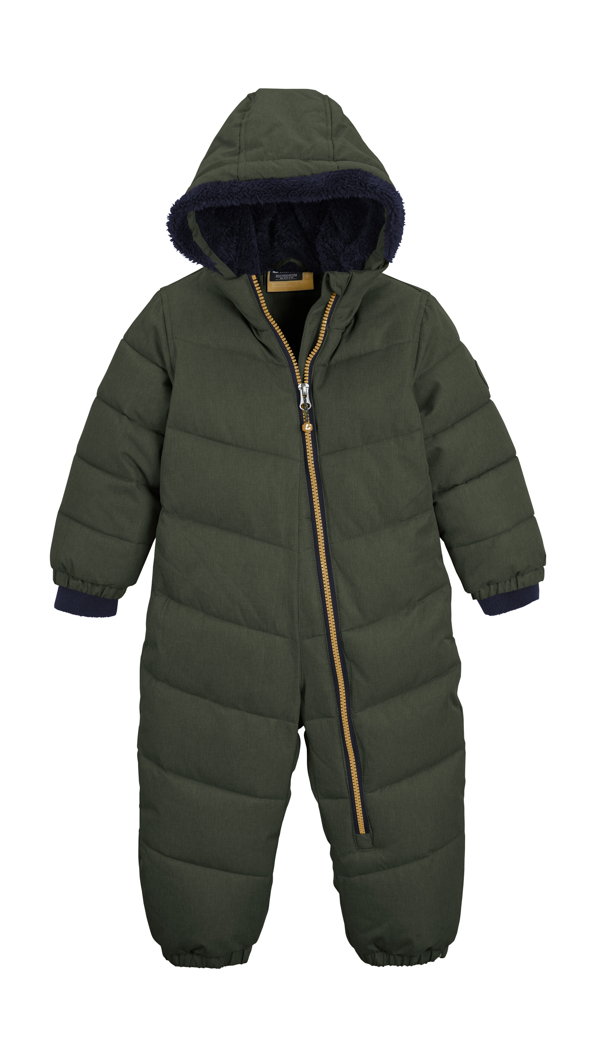 Schneeoverall KILLTEC "Karter Mini", Kinder, Gr. 86/92, grün (dunkelgrün), Oberstoff: 100% Polyester, Futter: 100% Polyester, Füllung: 100% Polyester, Overalls, Schneeanzug: wasserabweisend, winddicht, warm, leicht anzuziehen Image