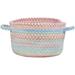 Loon Peak® Kenji Coffee Fabric Basket Fabric in Pink/Blue/Brown | Basket 16" | Wayfair 59117979742947E187C2BE7432B924B4
