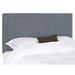House of Hampton® Dominick Upholstered Panel Headboard Velvet in Gray | 54.3 H x 60.6 W x 3.5 D in | Wayfair HOHN3787 27438877