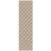 Brown 90 x 27 x 0.19 in Area Rug - Bungalow Rose Loreen Geometric Machine Woven Indoor/Outdoor Area Rug | 90 H x 27 W x 0.19 D in | Wayfair