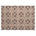 Orange 30 x 20 x 0.19 in Area Rug - Bungalow Rose Loreen Indoor/Outdoor Area Rug w/ Non-Slip Backing Polyester | 30 H x 20 W x 0.19 D in | Wayfair