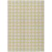 Yellow 120 x 96 x 0.19 in Area Rug - Bungalow Rose Loreen Indoor/Outdoor Area Rug w/ Non-Slip Backing Polyester | 120 H x 96 W x 0.19 D in | Wayfair