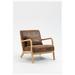Accent Chair - Latitude Run® Lakiva 30.7 Wide Velvet/Fabric in Brown | 13.7 H x 30.7 W x 23.2 D in | Wayfair 3818E097A2D64A888AFAE3A04F1D24AA