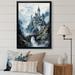 Millwood Pines Baryal Castles Misty Mountain Fortress I Framed On Canvas Print Metal in Blue/Gray | 32 H x 24 W x 1 D in | Wayfair