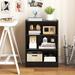 Ebern Designs 29.5" H x 19.5" W Standard Bookcase Wood in Black | 29.5 H x 19.5 W x 12 D in | Wayfair 57DCC4C6F27A4812B386E90618A85FBD