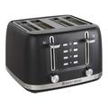 West Bend 4-Slice Toaster, in Stainless Steel in Black | 7.28 H x 10.16 W x 11.42 D in | Wayfair TTWB4SBK13