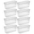 Sterilite Storage Bin - Set of 8 Plastic | 6.25 H x 6.25 W x 15 D in | Wayfair 8 x 13288608