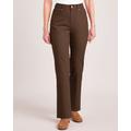 Blair Women's DenimEase Classic 5-Pocket Jeans - Brown - 16 - Misses