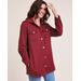 Blair Women's Better-Than-Basic Fleece Shirt Jacket - Red - XL - Womens