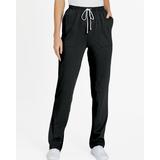 Blair Pull-On Knit Drawstring Sport Pants - Black - LPS - Petite Short