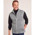 Blair Men's John Blair® Sweater Fleece Vest - Grey - M