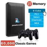 Pawky Box – Console de jeu Super Box Pad pour PSP/PS2/Wii/DC 60000 + jeux vidéo rétro pour PC Win