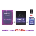 Adaptateur de carte SD pour consoles minces PlayStation 2 carte de jeu MX4SIO SIO2SD Fortuna 64