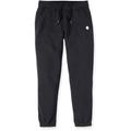 Carhartt Relaxed Fit Fleece Damen Jogginghose, schwarz, Größe XL