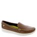 Minnetonka Discover Deer - Womens 8 Tan Slip On Medium