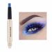 NRUDPQV Eye Shadow Stick Double Head Monochrome Eye Shadow Pen Pearl Light Sleeping Silkworm Eye Shadow High Light Non Fading Beauty Makeup Long Lasting Color Makeup Q