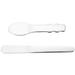 FRCOLOR 2pcs Stainless Steel Makeup Spatula Small Spoon Skin Caring Tool Spatula for Makeup