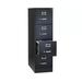 Office Depot WorkPro 26-1/2inD Vertical 4-Drawer File Cabinet, Metal, Black