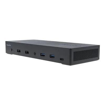 VisionTek VT4950 KVM USB-C Docking Station Dual Host 100W Power Delivery Triple 4K Display