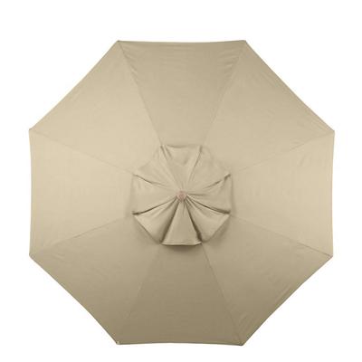 11' Patio Umbrella Replacement Canopy - Canvas Sand Sunbrella - Ballard Designs