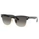 Ray-Ban Clubmaster Oversized Sunglasses Gloss Black/Grey Gradient (RB4175)