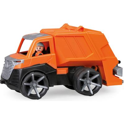 Spielzeug-Müllwagen LENA "TRUXX²" Spielzeugfahrzeuge orange Kinder Spielzeug-LKW inklusive Spielfigur, Made in Europe