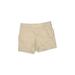 SONOMA life + style Khaki Shorts: Tan Print Bottoms - Women's Size 6 - Light Wash