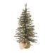 The Holiday Aisle® Pre-Lit Medium Potted Warsaw Twig Artificial Christmas Tree - Clear Lights in Green/White | 3' H | Wayfair
