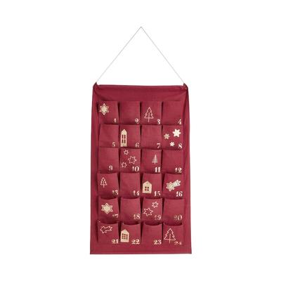 BUTLERS - SANTA IS COMING Adventskalender Tassel L 123 x B 71cm Adventskalender für Frauen 1 ct