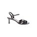 The Touch Of Nina Heels: Black Print Shoes - Women's Size 9 1/2 - Open Toe