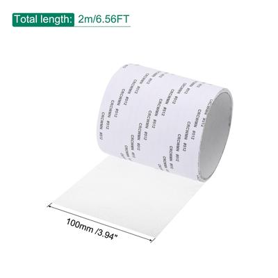 Window Screen Repair Tape, 3.94in x 6.56FT White Screen Repair Kit