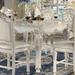 Acme Vendome COUNTER HEIGHT TABLE Antique Pearl Finish